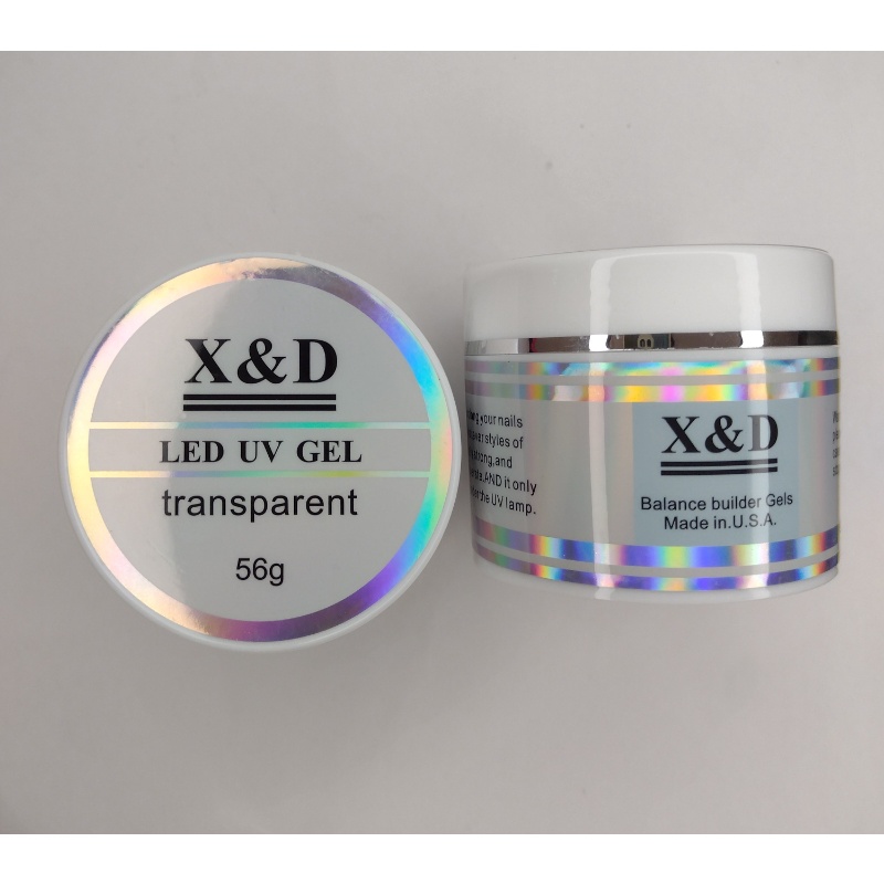 Gel XeD Transparente 56g LED/UV | Shopee Brasil