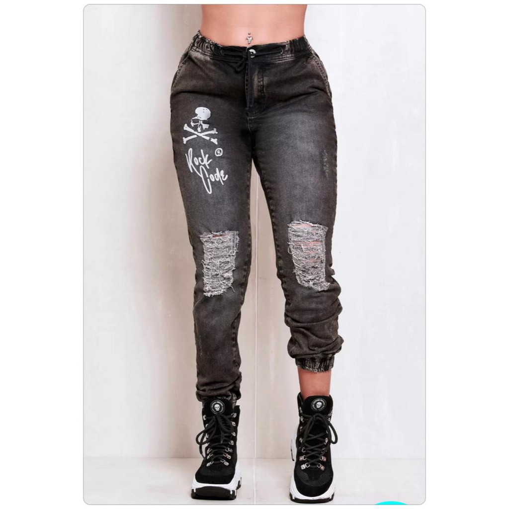 Calça rock hot sale feminina