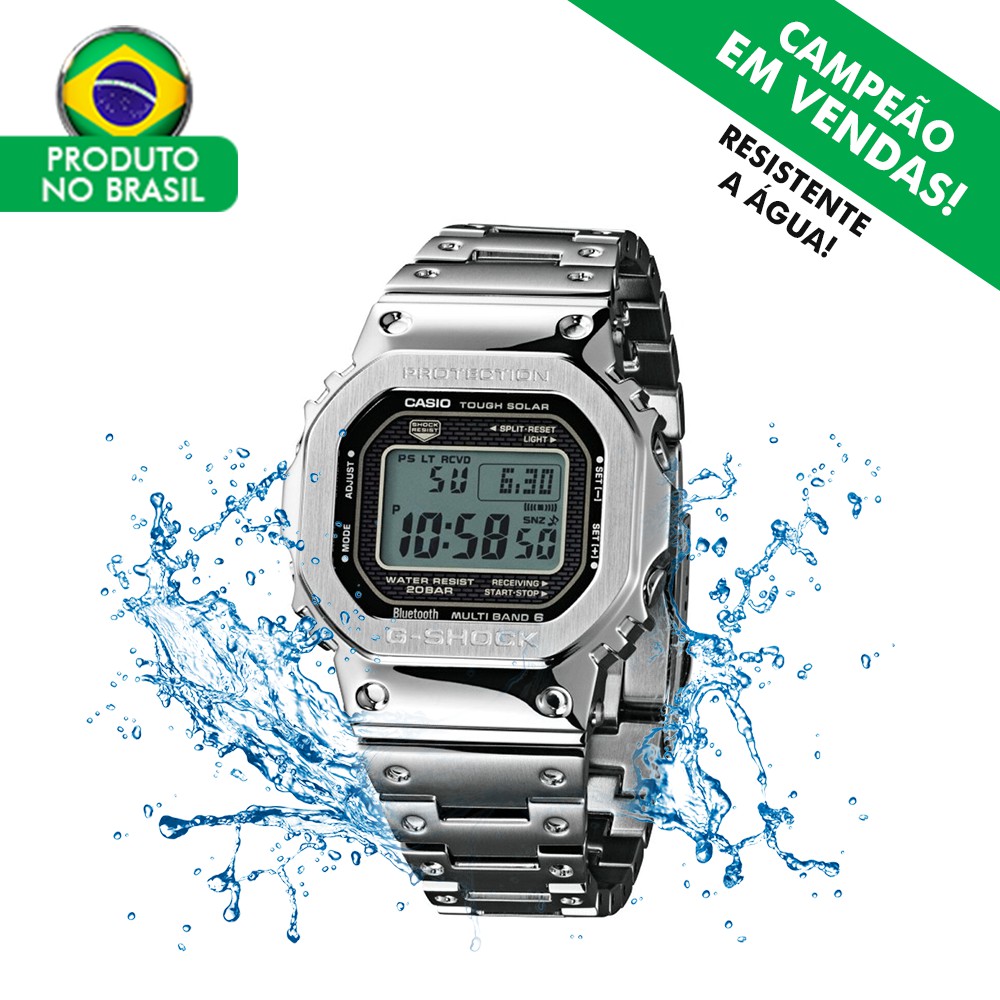 Casio G-Shock GMW-B5000TR-9 Protection Aço Resistente a Água