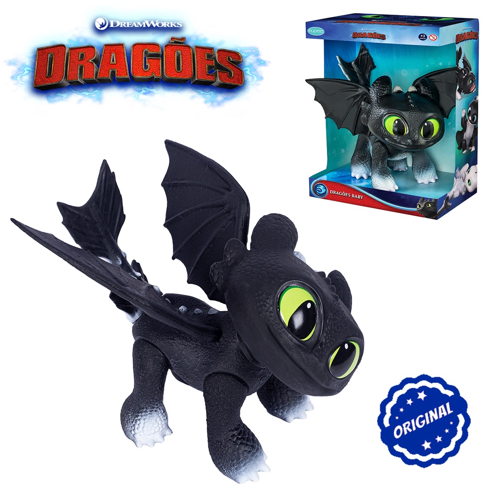 Boneco Como Treinar Seu Dragão Filhote Do Banguela Baby | Shopee Brasil