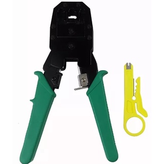 Alicate Crimpar Cabo De Rede Crimpador Desencapar Rj45 ANJGG