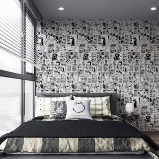 Papel De Parede Adesivo Mangá One Piece Naruto Death Note Bleach