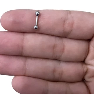 Piercing Tragus Básico Orelha 6mm 8mm 10mm 12mm Aço Cirúrgico316L