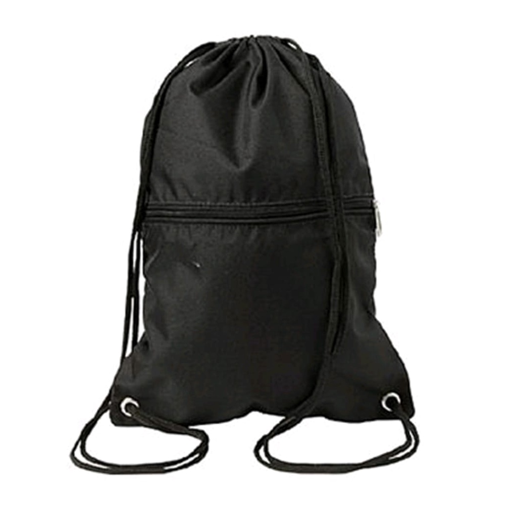 Mochila Sacola Multiuso Academia Trilha Preta Esportiva Gym Bag