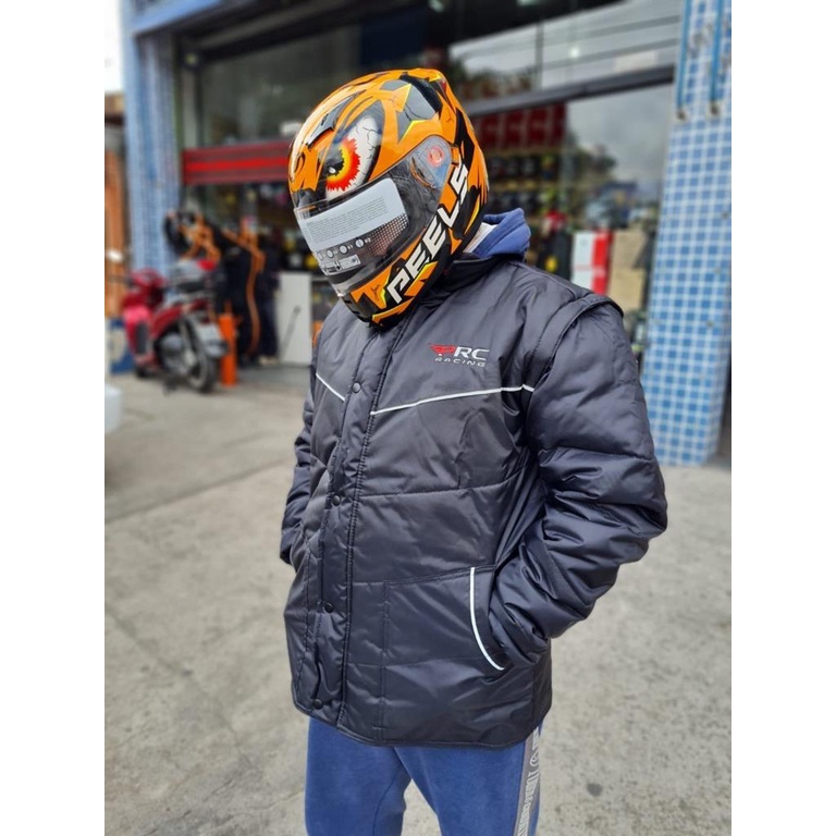Jaqueta Blusa Pcr Racing Tradicional Motoboy Motociclista | Shopee Brasil