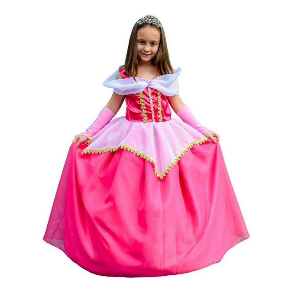 Fantasia Princesa Bela Adormecida Infantil + Anagua | Shopee Brasil