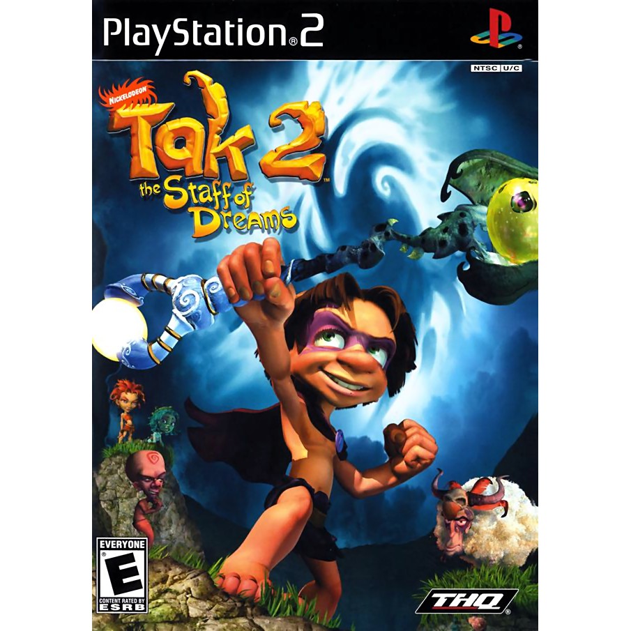 Nickelodeon Tak 2 The Staff of Dreams jogo playstation ps2
