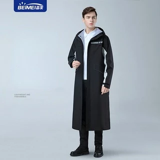 poncho Masculino De Capa De Chuva Longa/Reforçado/Impermeável Para Uso Externo/Adulto