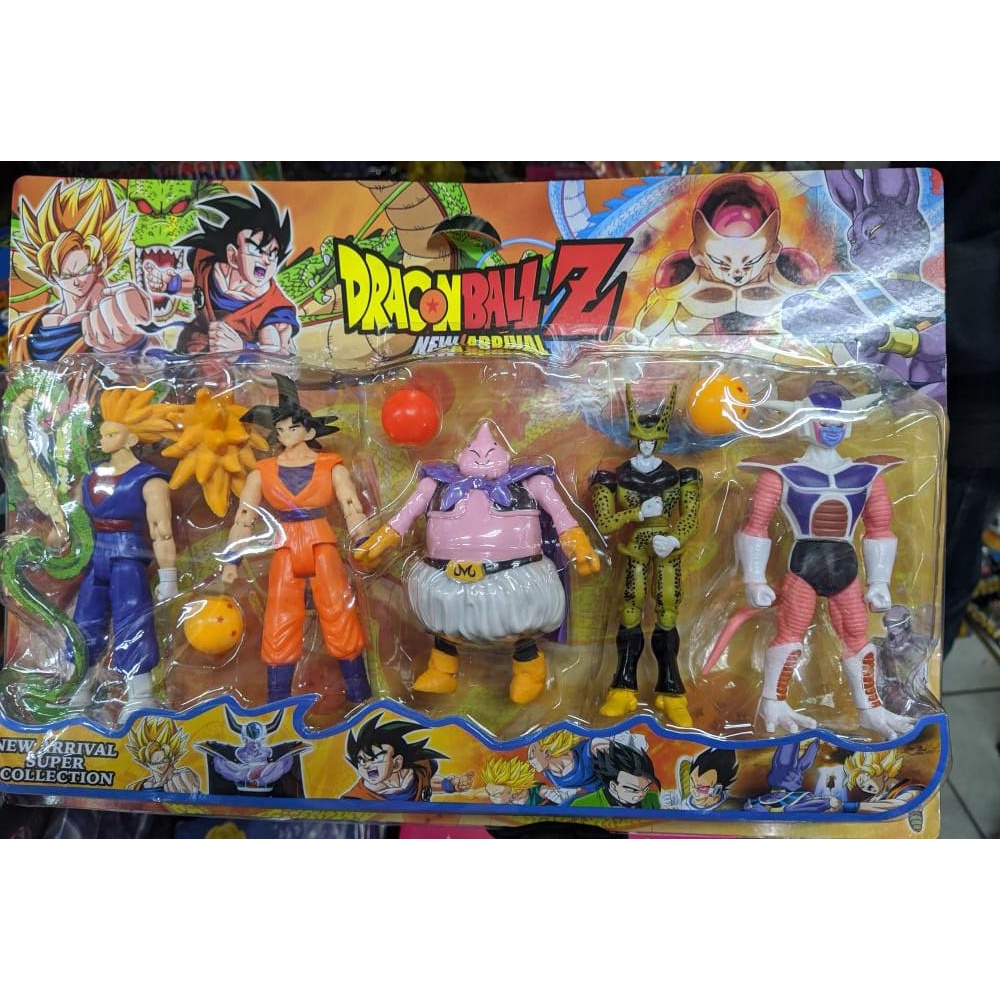 boneco Dragon Ball Z ARTICULADOS goku.frezza.super sayajins 15 a 17 cm