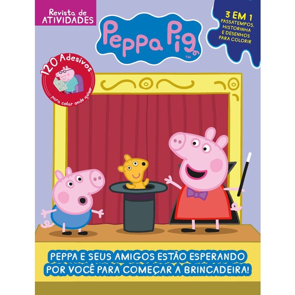 Peppa Pig - Atividades - Especial: Passatempos e jogos para você pintar e  brincar com a turma da Peppa