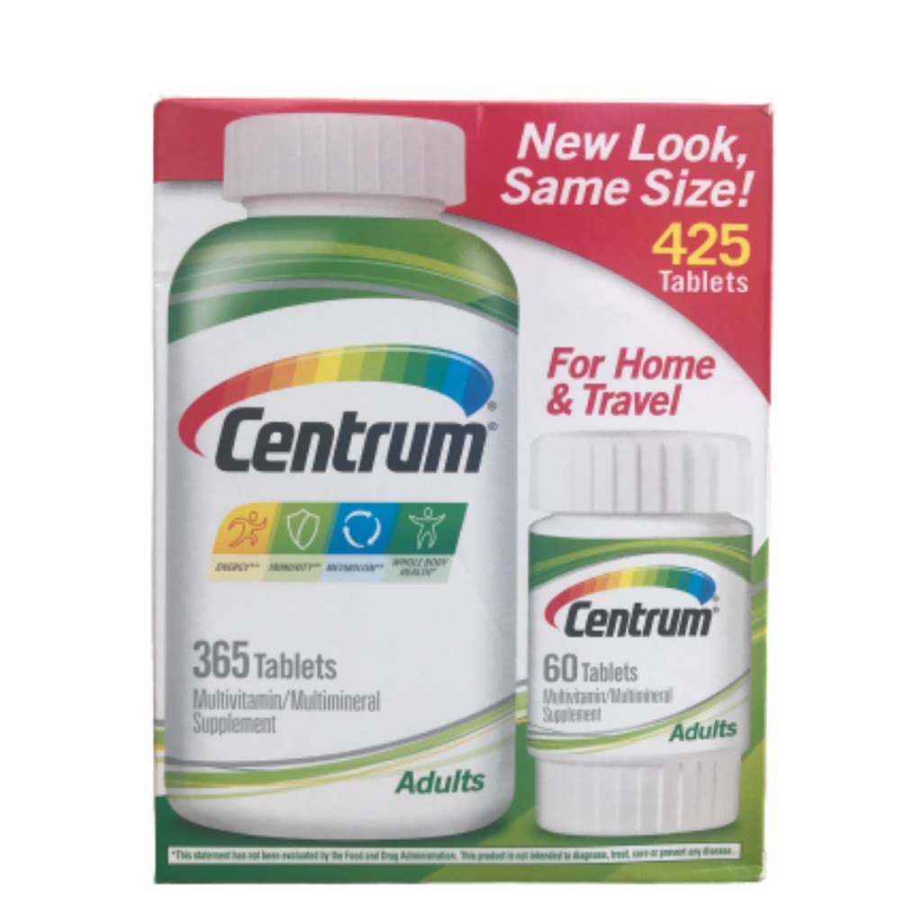 Centrum Adults - Multivitamínico Centrum Adulto com 475 cápsulas ...