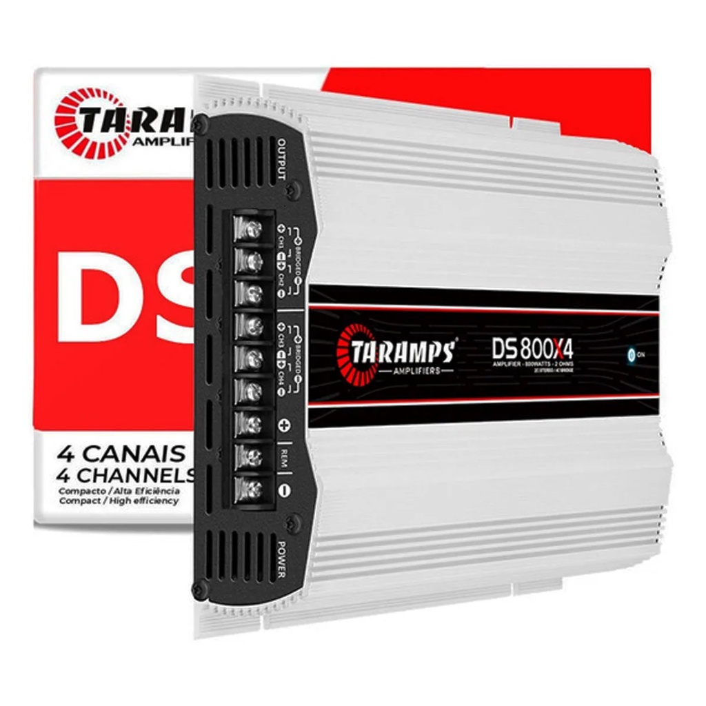 Módulo Amplificador Taramps Ds800x4 800w Rms 2 Ohms | Shopee Brasil