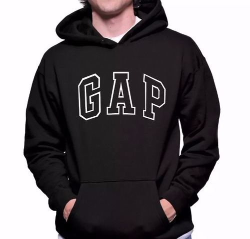 Moletom gap hot sale preto masculino