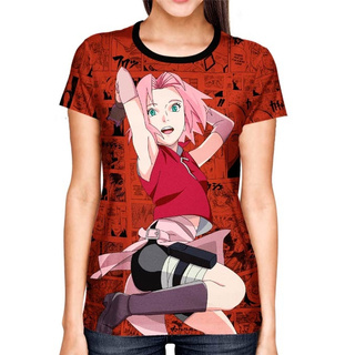 2022 engraçado Sakura Boruto наруто Camiseta Kaawaii Anime Roupas Ninja Dos  Desenhos Animados Imprimir Pouco T-shirt das Meninas do Menino Roupa Dos  Miúdos Rosa Topo