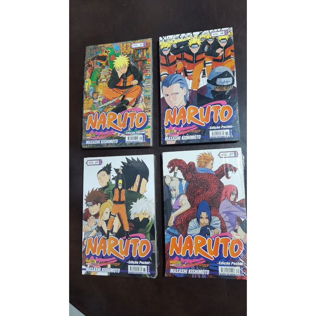 Mangá Naruto em Português Volume 39 Edição Pocket