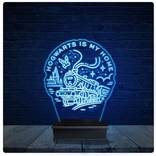 Luminária Led Acrilico Abajur - Hogwarts Harry Potter 04