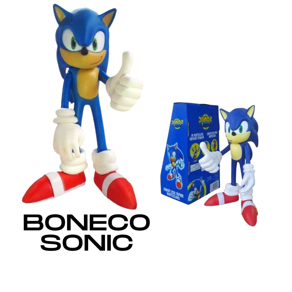 Boneco Sonic The Hedgehog Tomy - Sonic Boom Articulado Sega