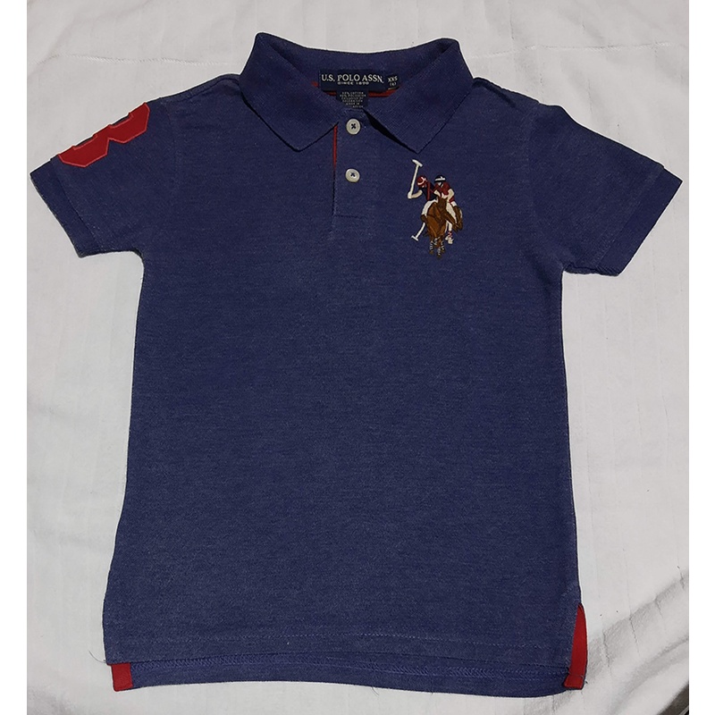 Camiseta Gola Polo 4 Anos U.S. Polo Assn.