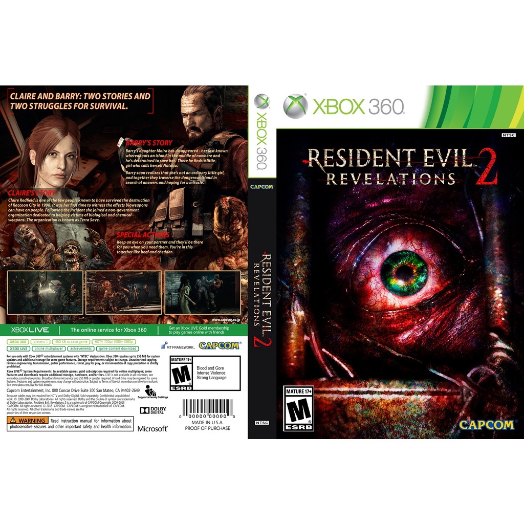 Resident evil: revelações 2 (xbox 360) (lt + 3.0) - AliExpress