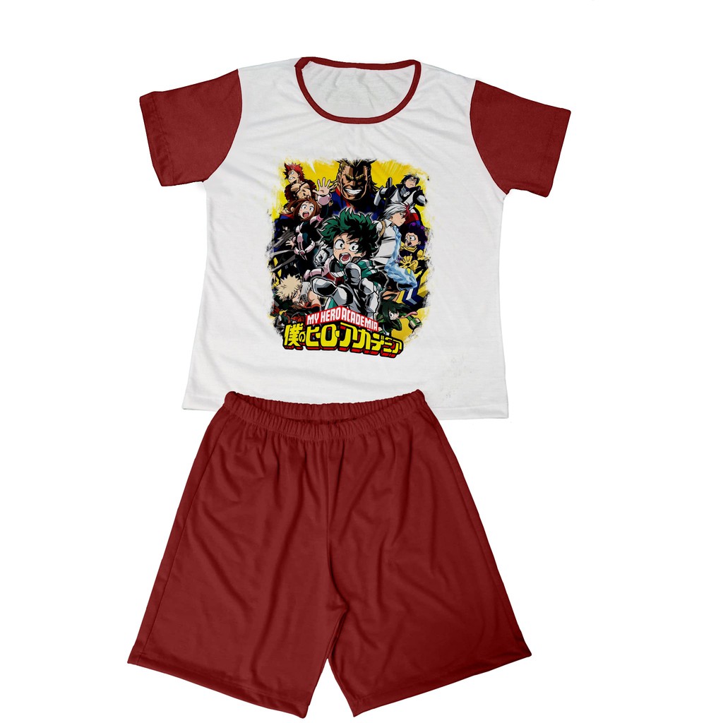 Pijama Infantil Pijama De My Hero Academia Academia Pijama Piezas
