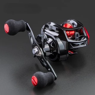 Carretilha de Pesca Isca Leve 18 + 1 Com Fibra De Carbono De 8kg Alta Velocidade 7.2 : 1 Relação De Engrenagem