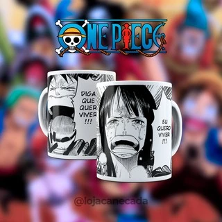 Caneca de Porcelana - Nico Robin - One Piece