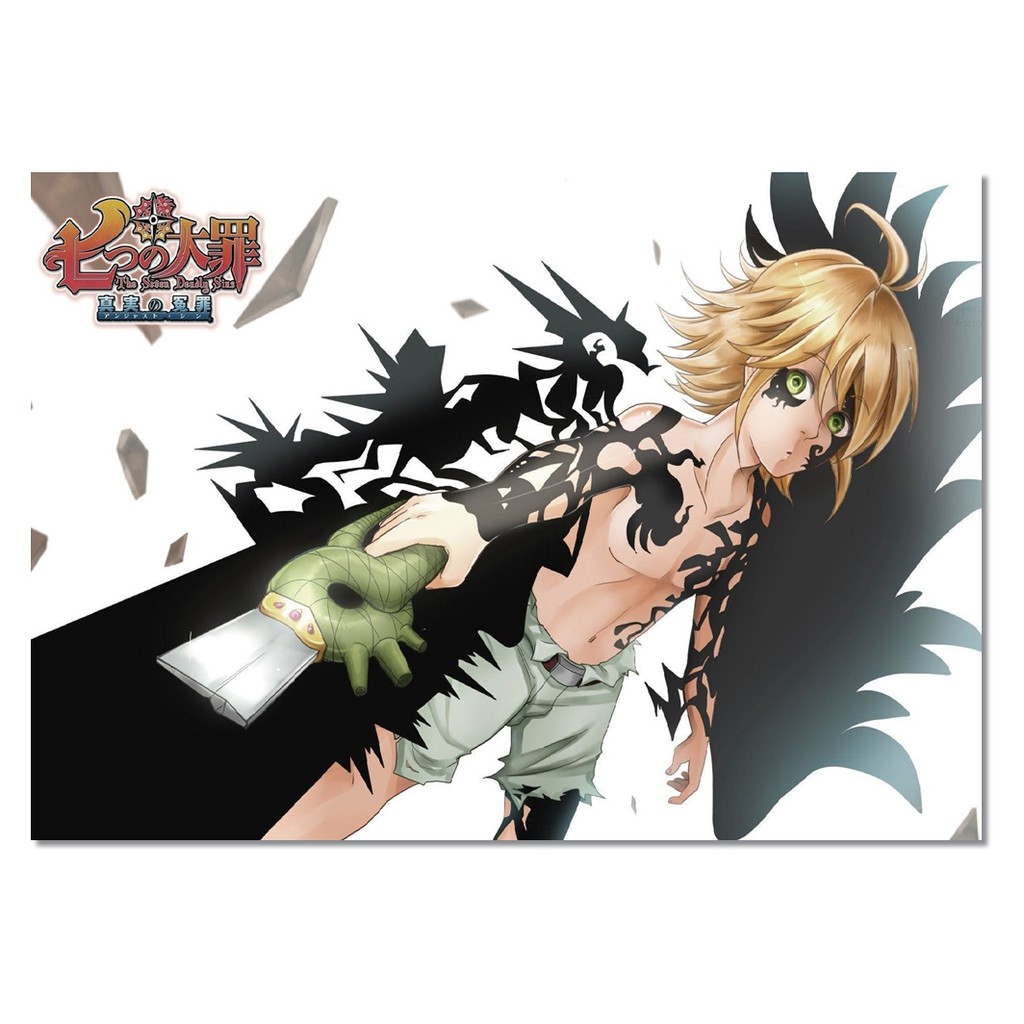 Placa Decorativa Nanatsu no Taizai pecados Capitais The Seven