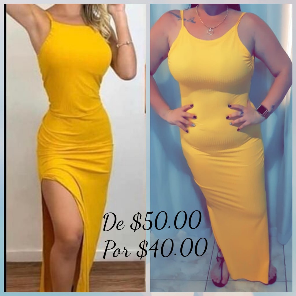 Vestido cheap longo ribana