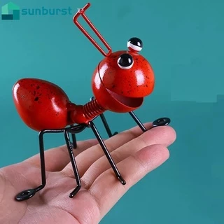 Ferro 3D Grande Formiga Ornamento/Criativo Home Indoor Desktop Decoração De Metal Artesanato/Jardim Ao Ar Livre Quintal Encantador Escultura Para/Crianças Brinquedos