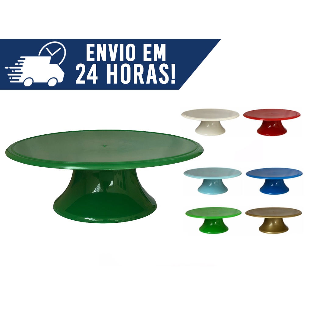 Boleira Lisa Cake - Suporte para Bolo - Bandeja para Doces - 20cm