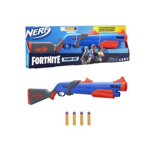 Nerf do fortnite colorida azul escuro com roxo