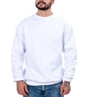 Moletom Branco Masculino MÉDICO/ENFERMEIRO sem bolso sem capuz