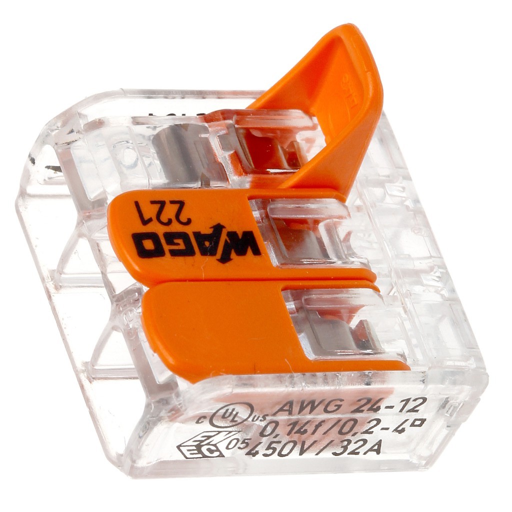 Conector Wago 221-413 20 Peças