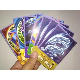 Cartas yugioh Kit Dragão branco de olhos azuis + Mago e feiticeira Negra