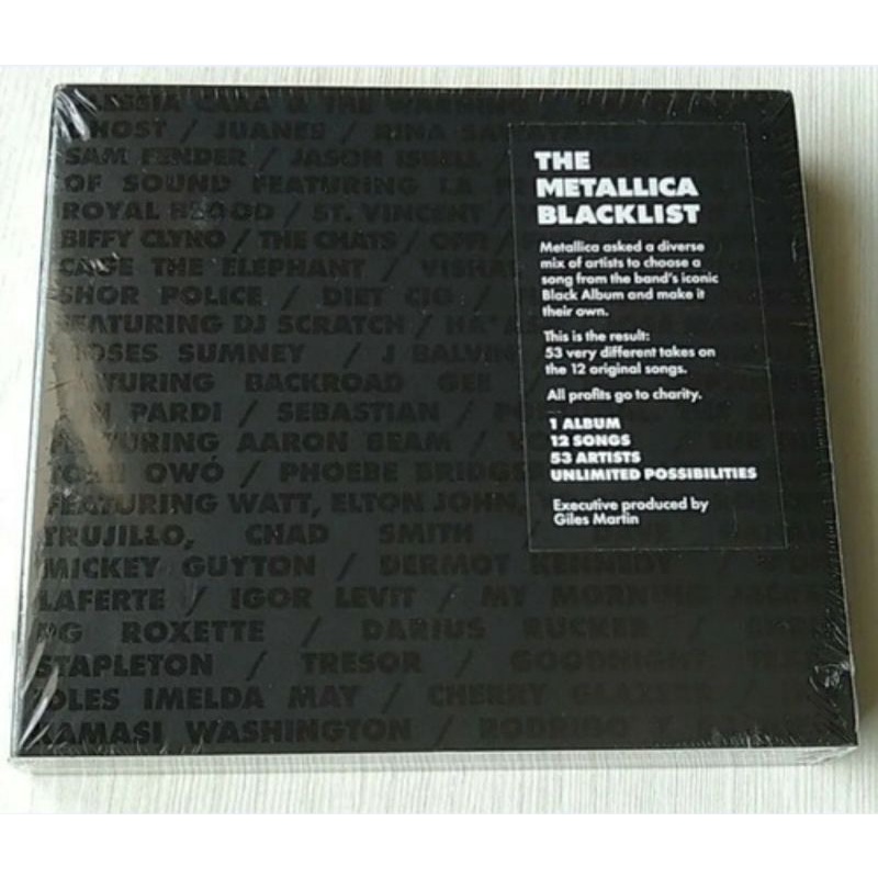 Box 4 Cds Metallica - The Blacklist Lacrado. | Shopee Brasil