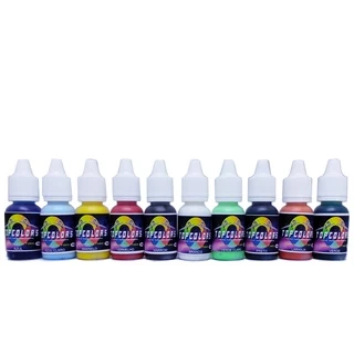 kit de tintas para nailarte tinta a base de verniz 10 cores