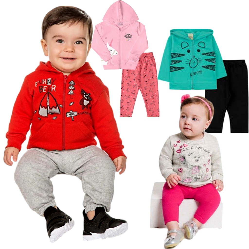 Conjunto de frio store para bebe masculino