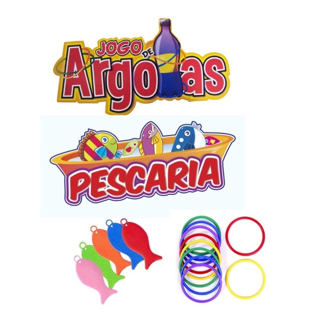 Jogo de argolas para festa junina em casa - Tempojunto