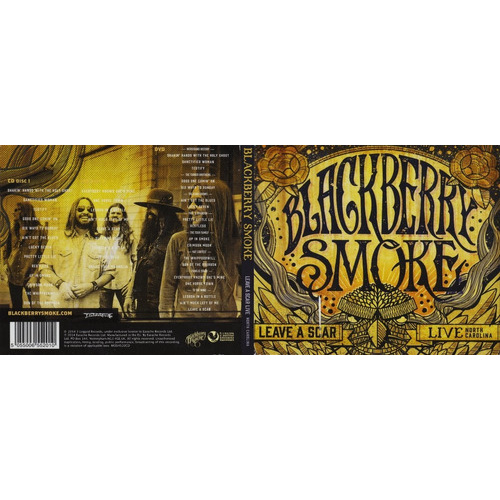 BLACKBERRY SMOKE 　/ LEAVE A SCAR LIVE Blackberry Smoke – Leave A Scar Live – 3 x Vinyl ( Turquoise Vinyl