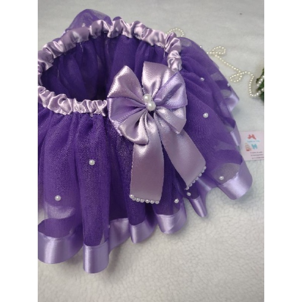 Saia de tule store lilas