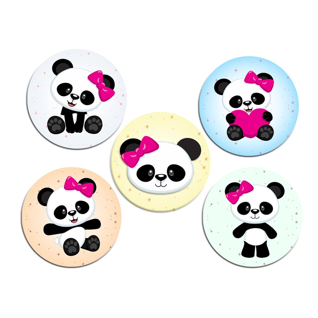 Quadro decorativo Luluca  Arte de panda, Desenhos bonitos