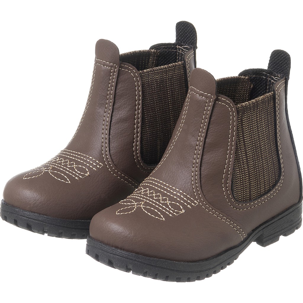 Bota masculina store infantil cano curto