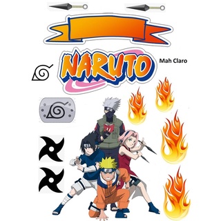 Paper Magic Papelaria Personalizada - Topo de Bolo Naruto #bolonaruto # Naruto