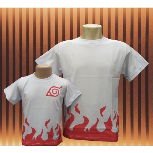Camiseta Kit Pai Filha Sasuke Sarada Uchiha Naruto Shippuden