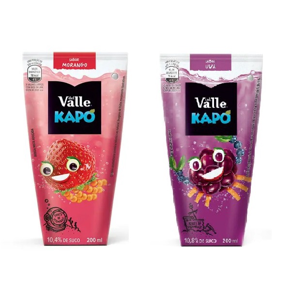 Suco Del Valle Kapo Morango E Uva Unidades Tp Ml Shopee Brasil