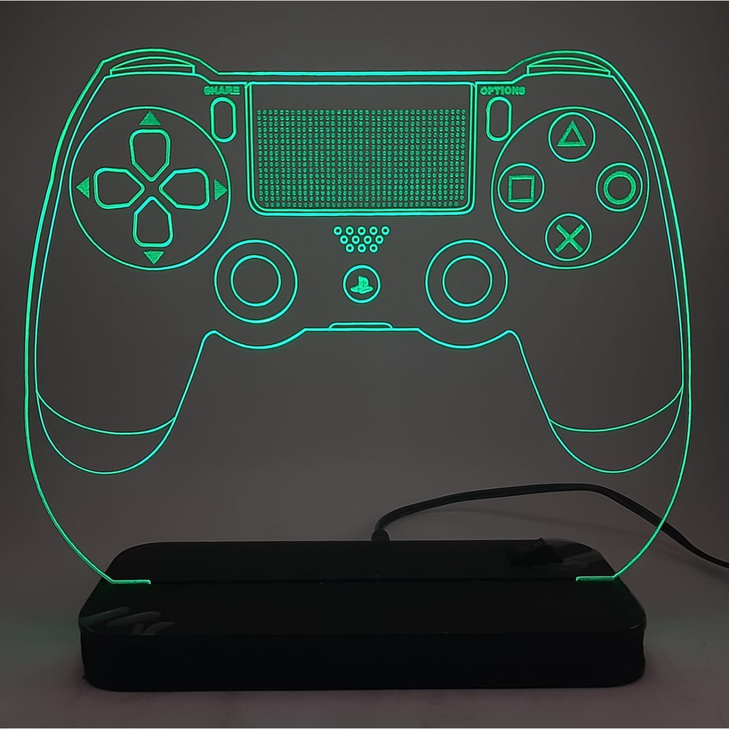 Luminária de Led - Controle PS5 - Acrílico Store