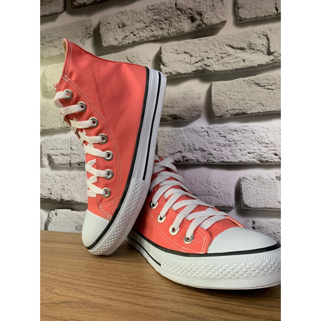 All Star Cano Alto Vermelho Masculino Feminino oferta