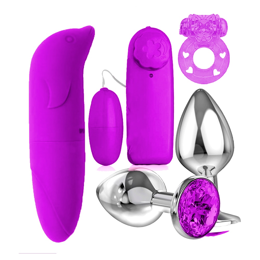 Vibradores Femininos Ponto G Golfinho Bullet Plug Anal Anel Peniano Sex Shop Shopee Brasil 5466