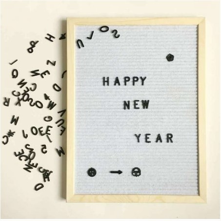 Quadro Letras / Letreiro DECORATIVO Retro Recado 28X40CM 7562-4