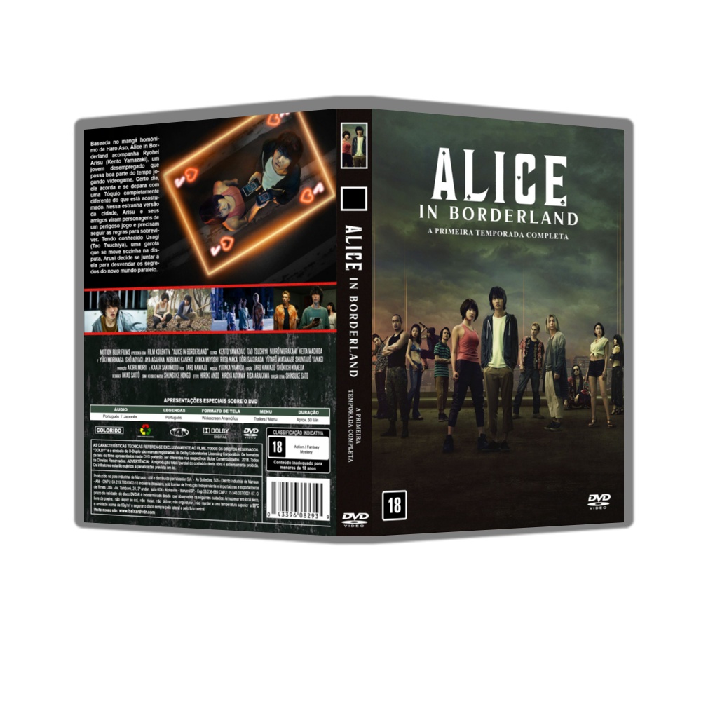 Alice In Borderland Dvd Série Alice in Borderland 1ª Temporada | Shopee Brasil